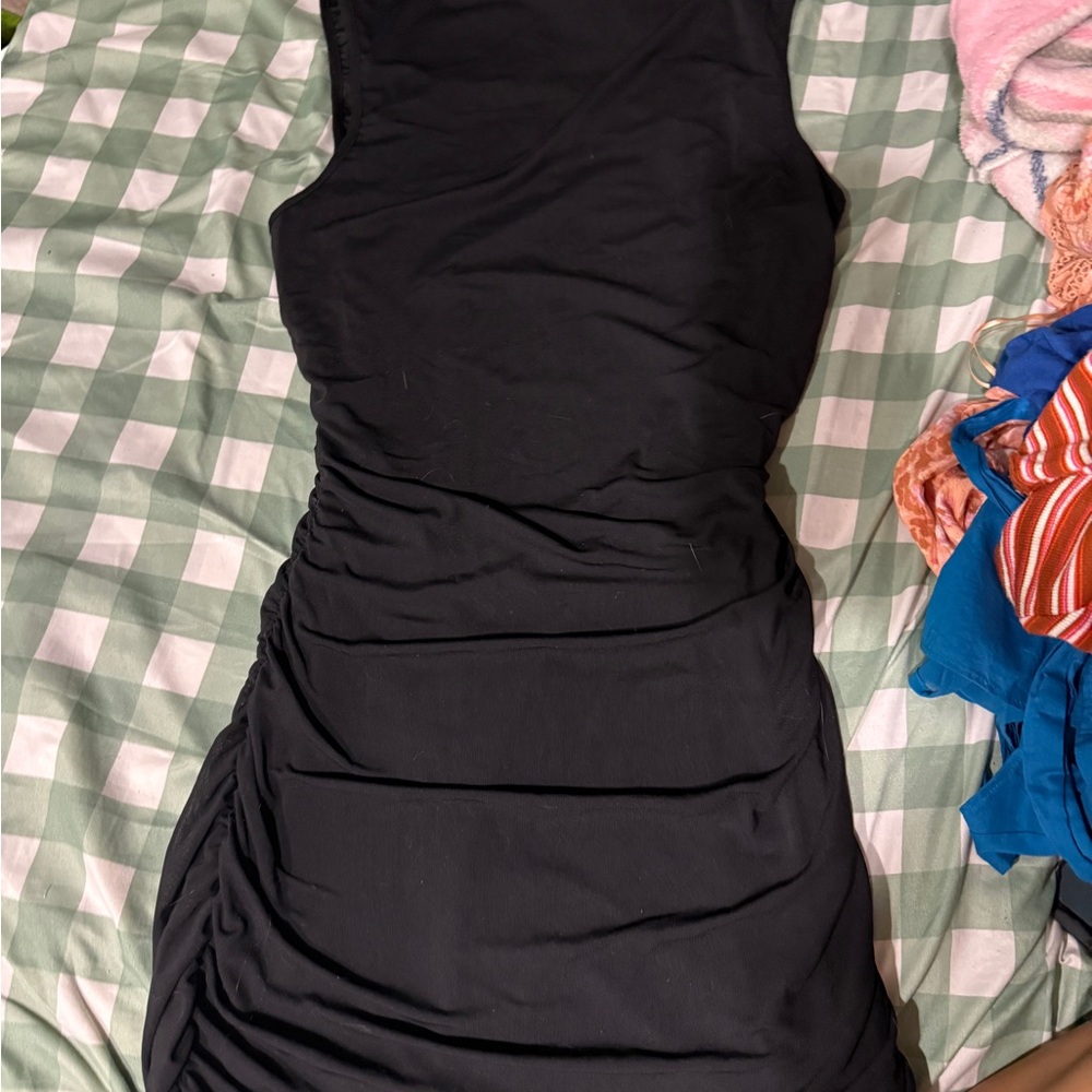 Elegant Black Sleeveless Dress